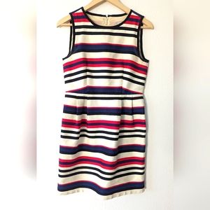 J. Crew Striped Sleeveless Dress